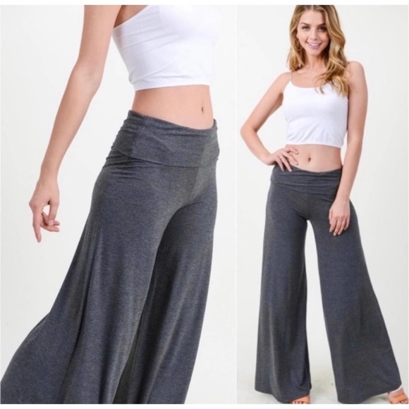 1 LEFT! Women’s Wide Leg Lounge Yoga Pants - Picture 2 of 2